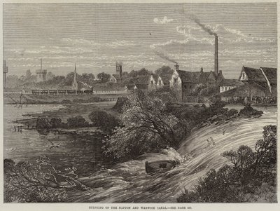 Rupture du Canal de Napton et Warwick - Edmund Morison Wimperis